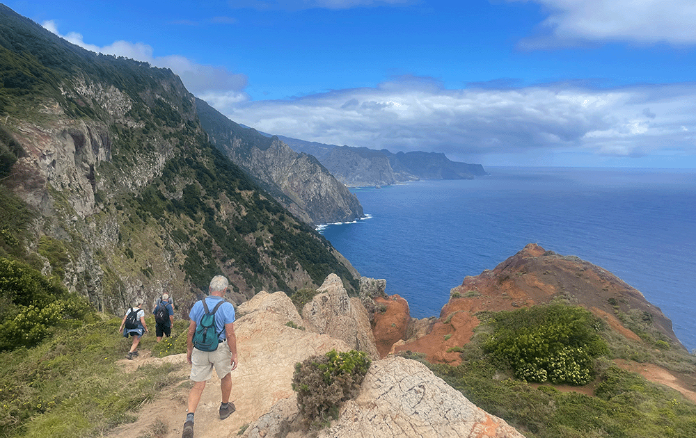 Hiking on Madeira's northern coast