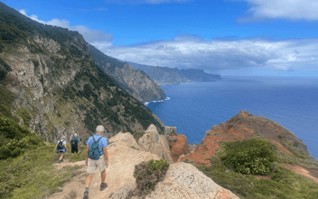 Walking on Madeira's coastal paths